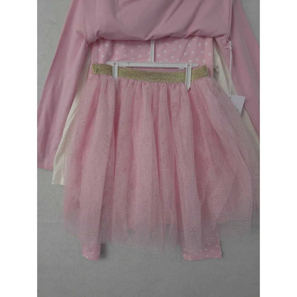 BTween girls 5-piece mix and match clothing set a long sleeve top,tutu skirt Sz6 - Picture 3 of 10